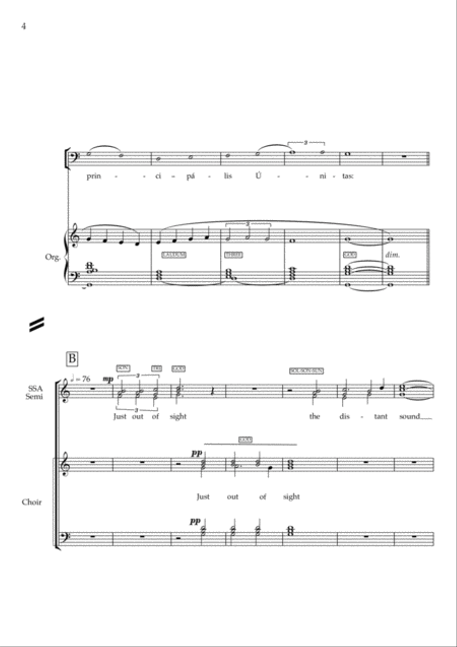 Anthem for the Feast of the Holy Trinity SSA scores gallery preview page 3
