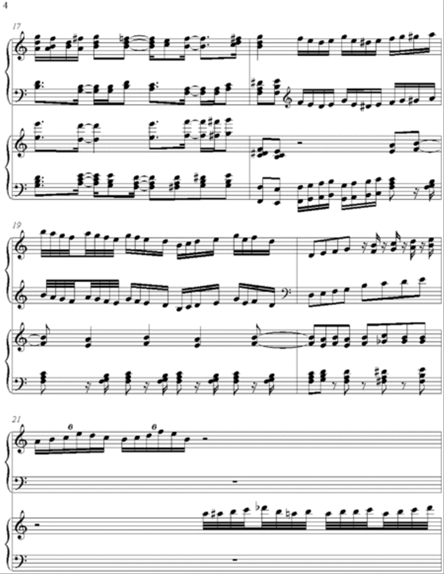 Play Ground Piano Solo scores gallery preview page 4
