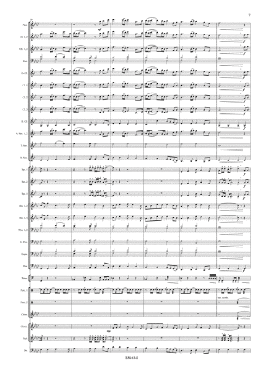 26000000 for Wind Band Concert Band scores gallery preview page 8