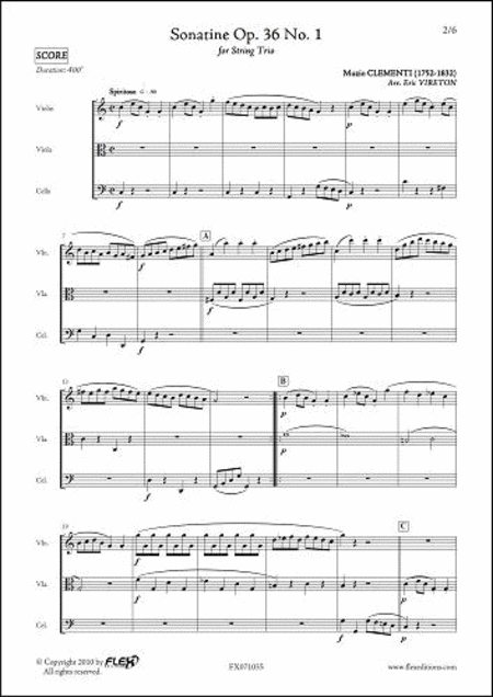 Sonatine Opus 36 No. 1