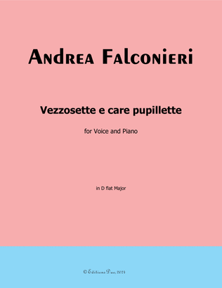 Vezzosette e care pupillette, by Andrea Falconieri, in D flat Major
