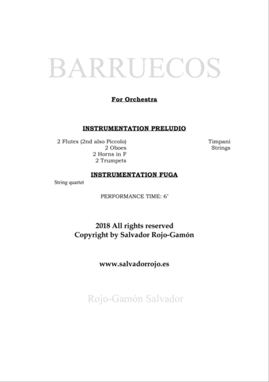 Barruecos String Orchestra scores gallery preview page 2