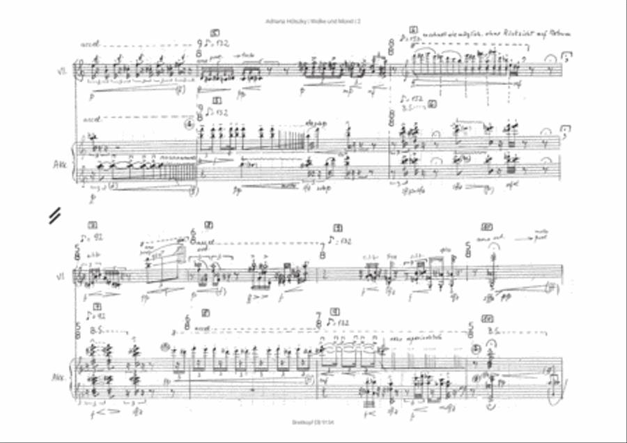 Wolke und Mond Accordion scores gallery preview page 3