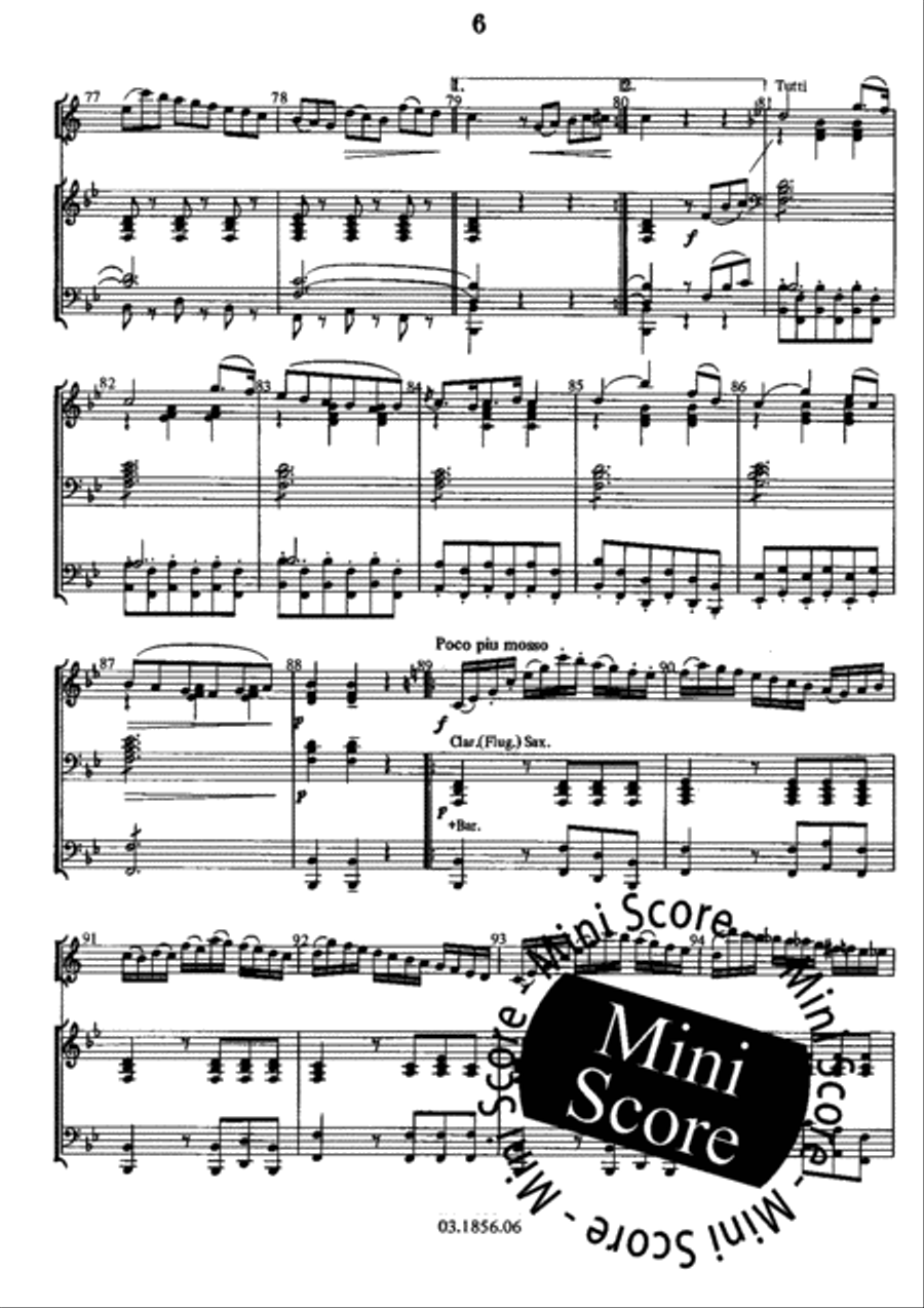 Variazioni Concert Band scores gallery preview page 10