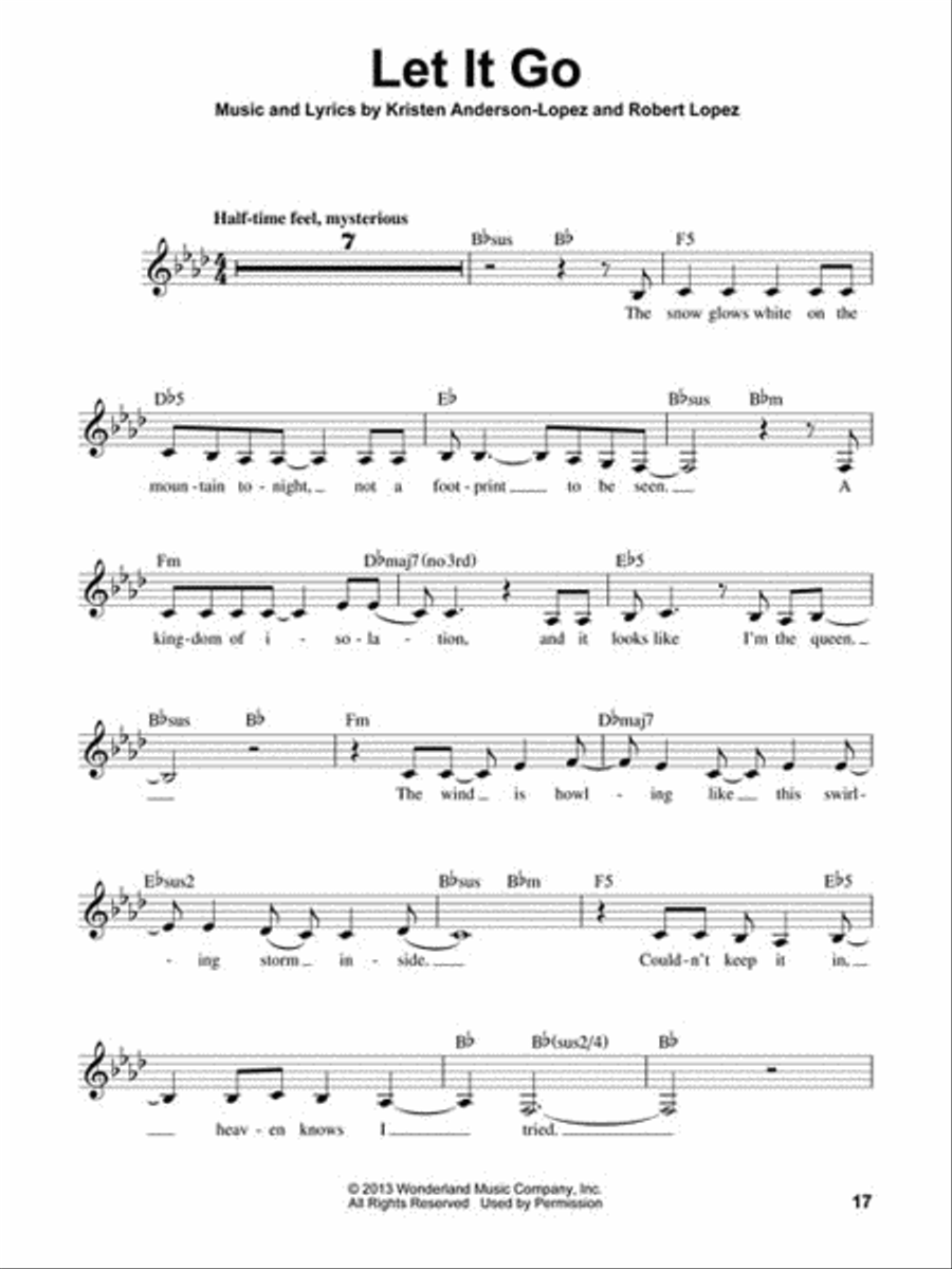 Frozen Voice scores gallery preview page 4