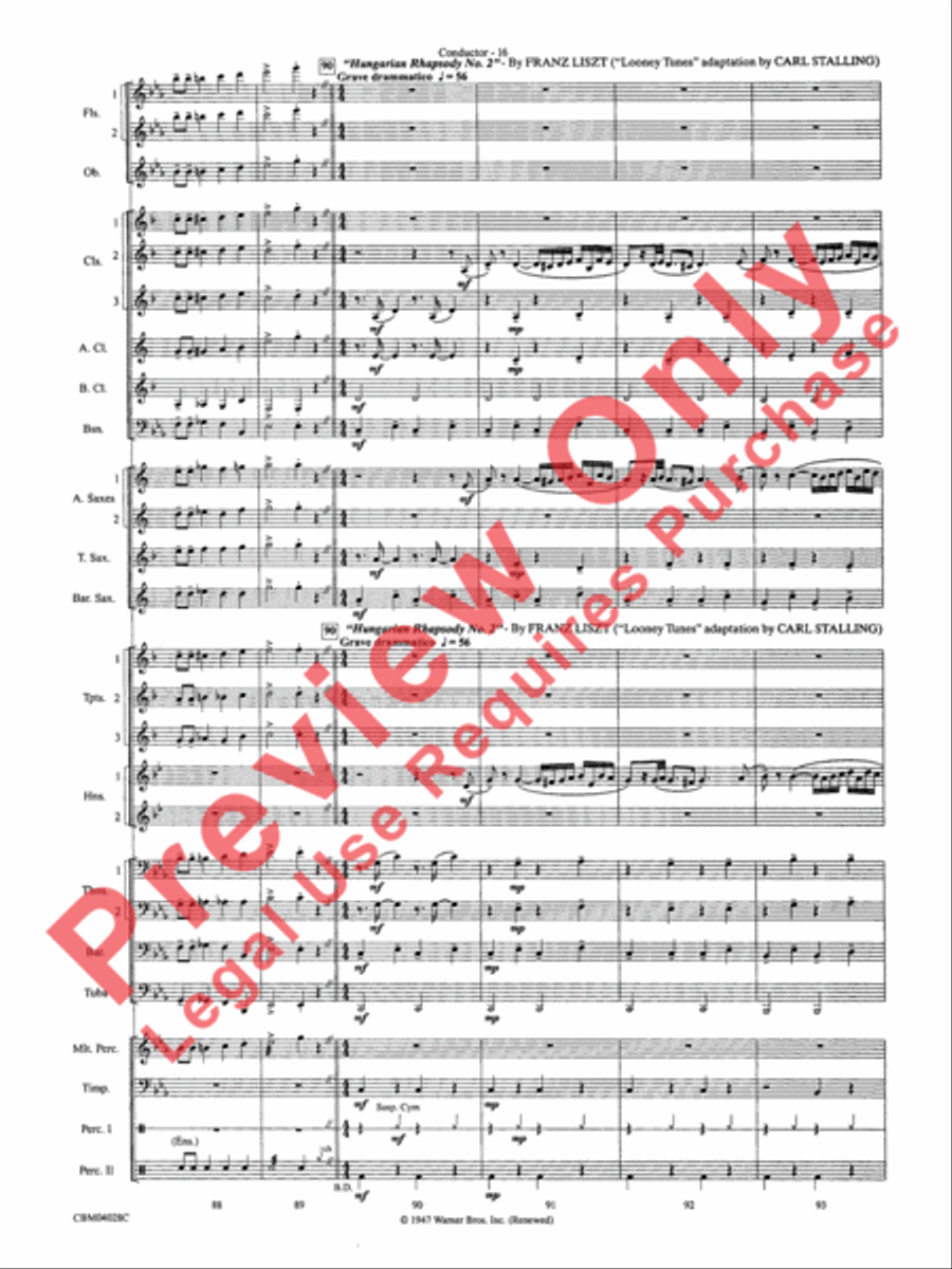 What's Up at the Symphony? Concert Band scores gallery preview page 19