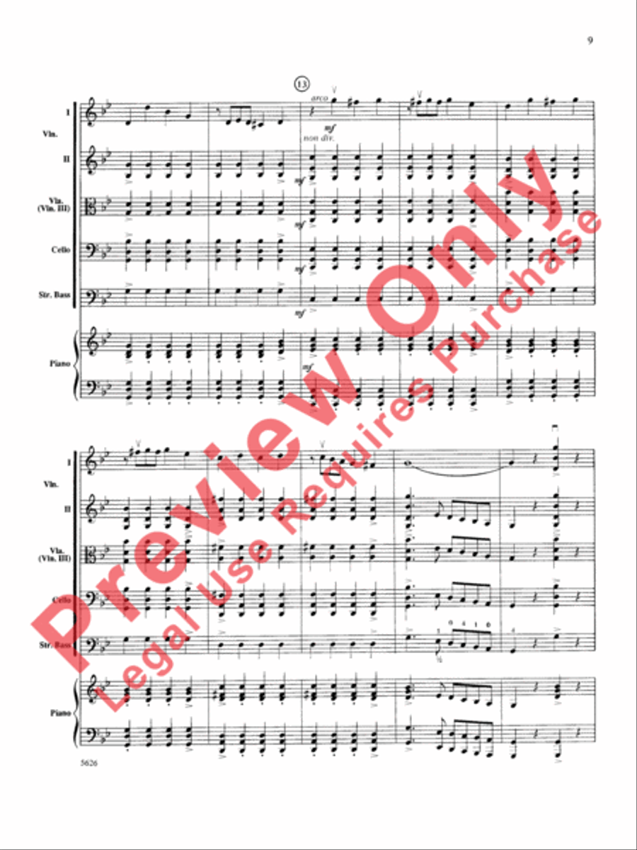Two South American Tangos String Orchestra scores gallery preview page 10
