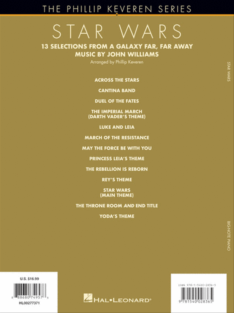 Star Wars Easy Piano scores gallery preview page 6