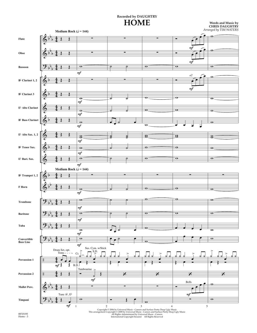 Home - Full Score Concert Band scores gallery preview page 2