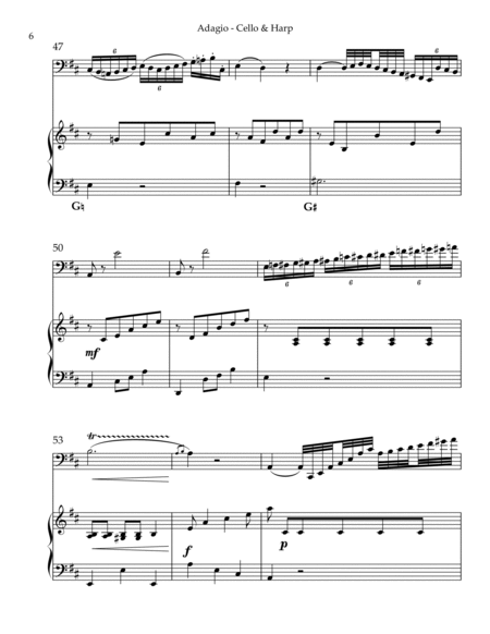 Adagio Religioso, K622, Duet for Cello & Pedal Harp image number null
