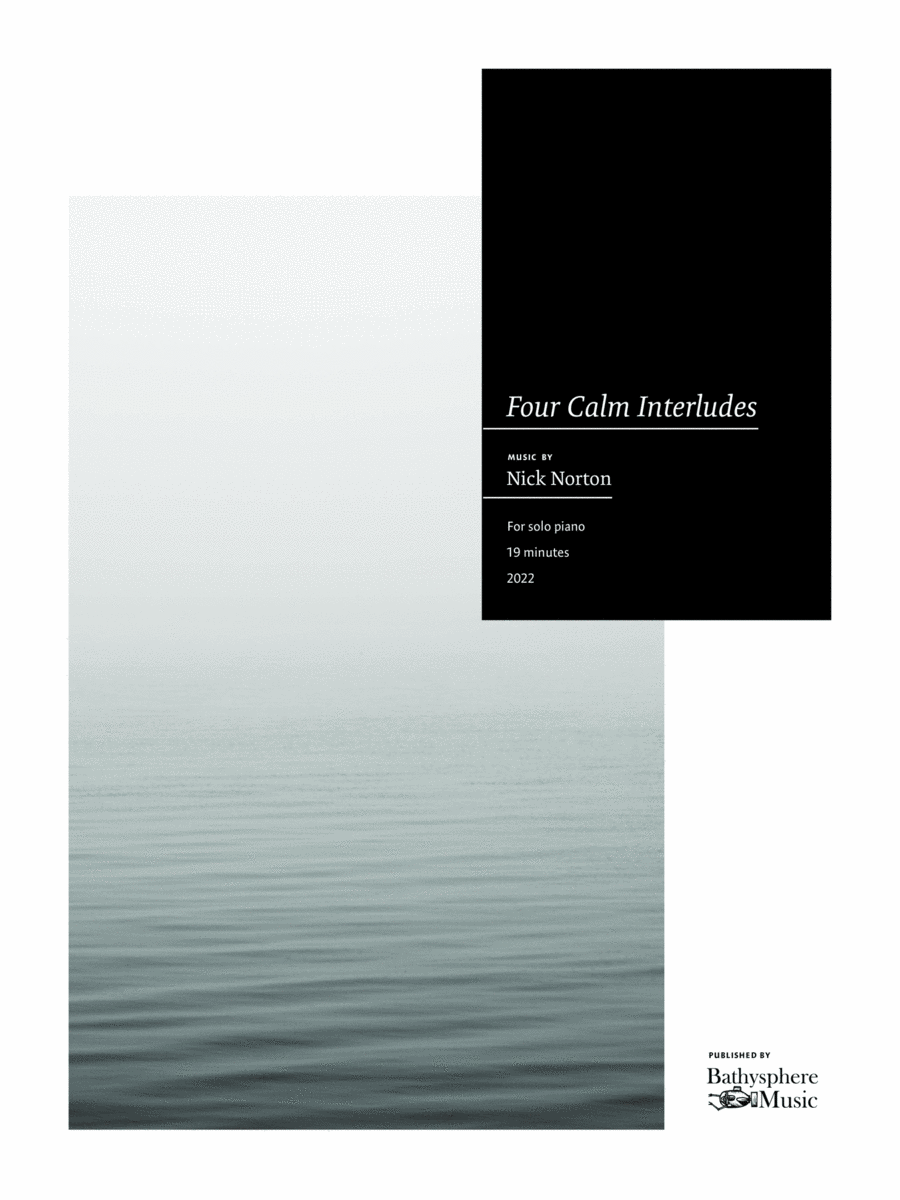 Four Calm Interludes Chamber Music scores gallery preview page 1