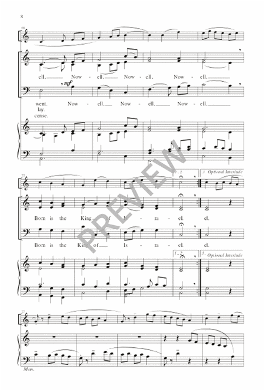 The First Nowell The First Nowell 3-Part scores gallery preview page 10