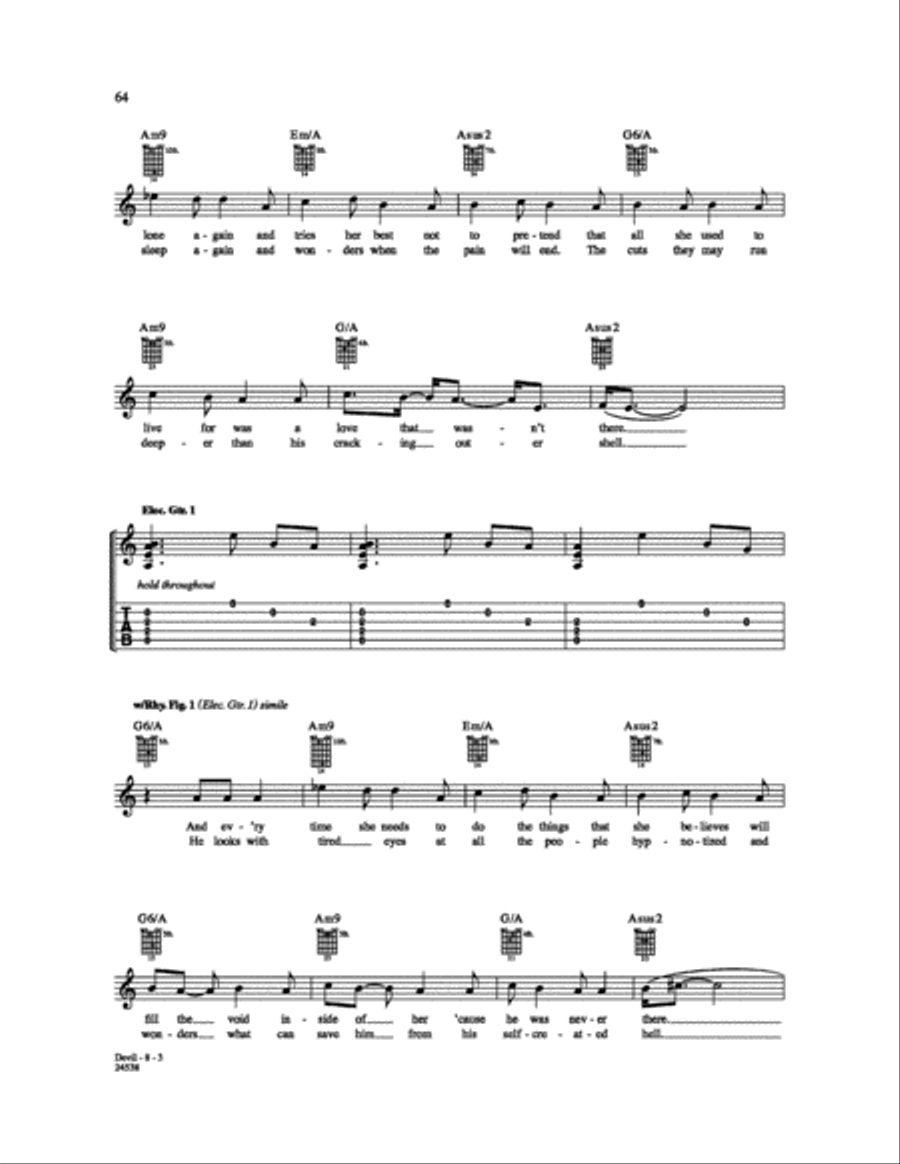 Devil Devil Electric Guitar scores gallery preview page 3