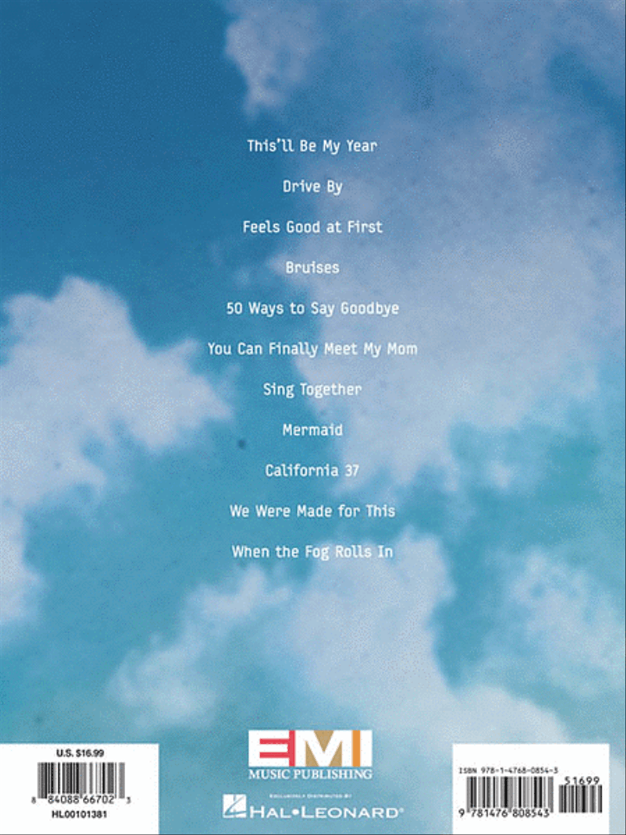 Train - California 37 Piano, Vocal, Guitar scores gallery preview page 2
