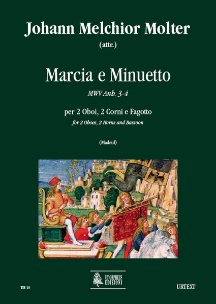 Marcia and Minuetto MWV Anh. 3-4 for 2 Oboes, 2 Horns and Bassoon