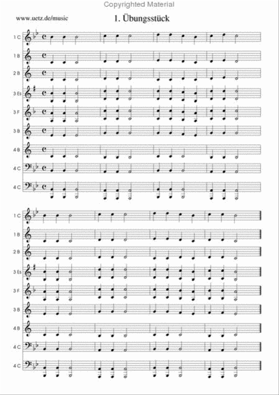 Studies For Beginning Wind Band Concert Band scores gallery preview page 2
