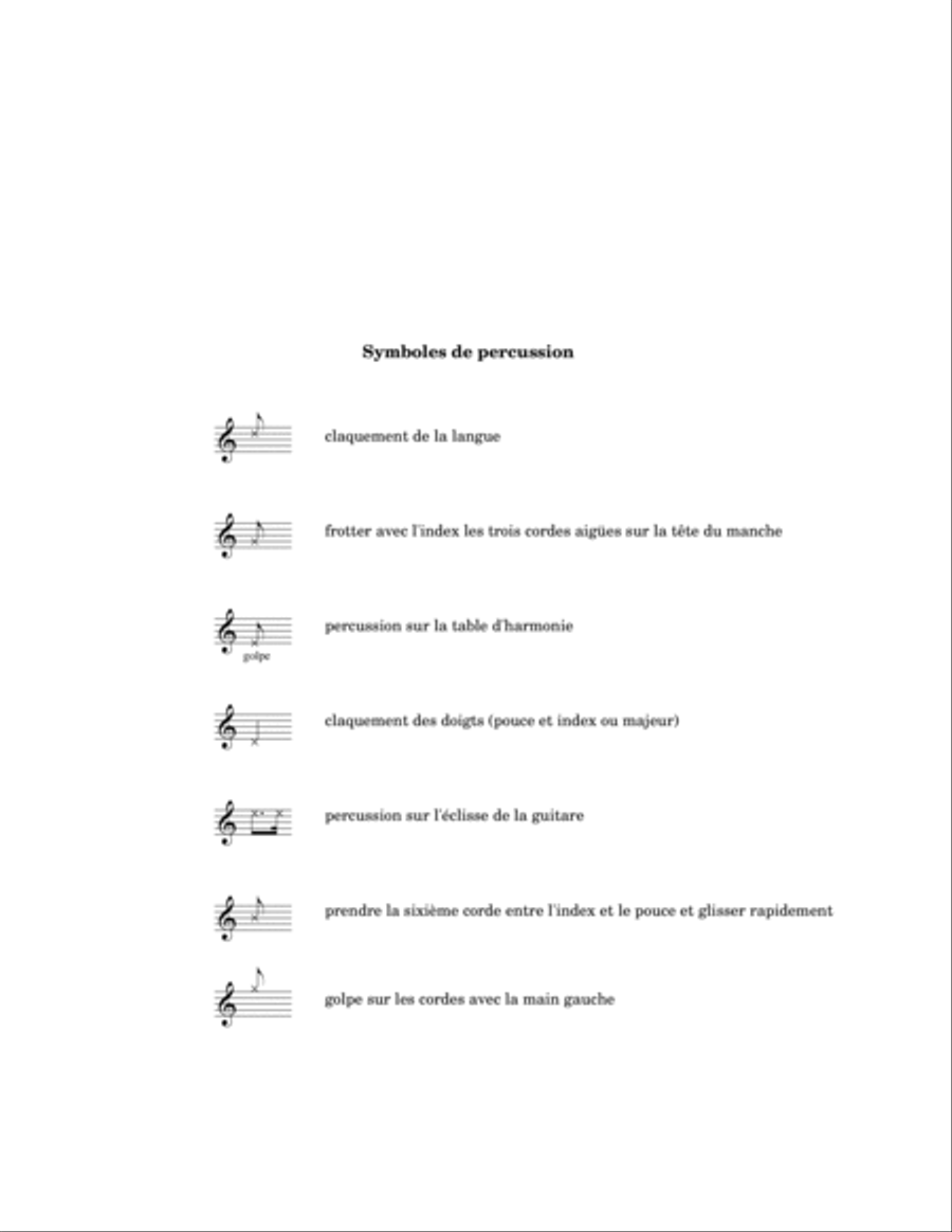 Gnossienne pour Droopy Guitar Ensemble scores gallery preview page 2