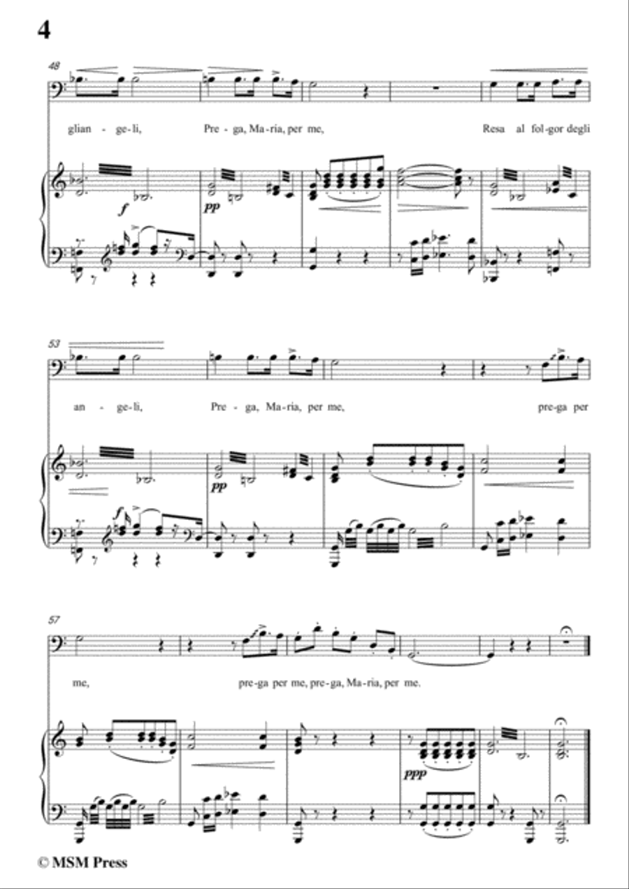Verdi-Il lacerate spirito(A te l'estremo addio) in g minor, for Voice and Piano Voice Solo scores gallery preview page 6