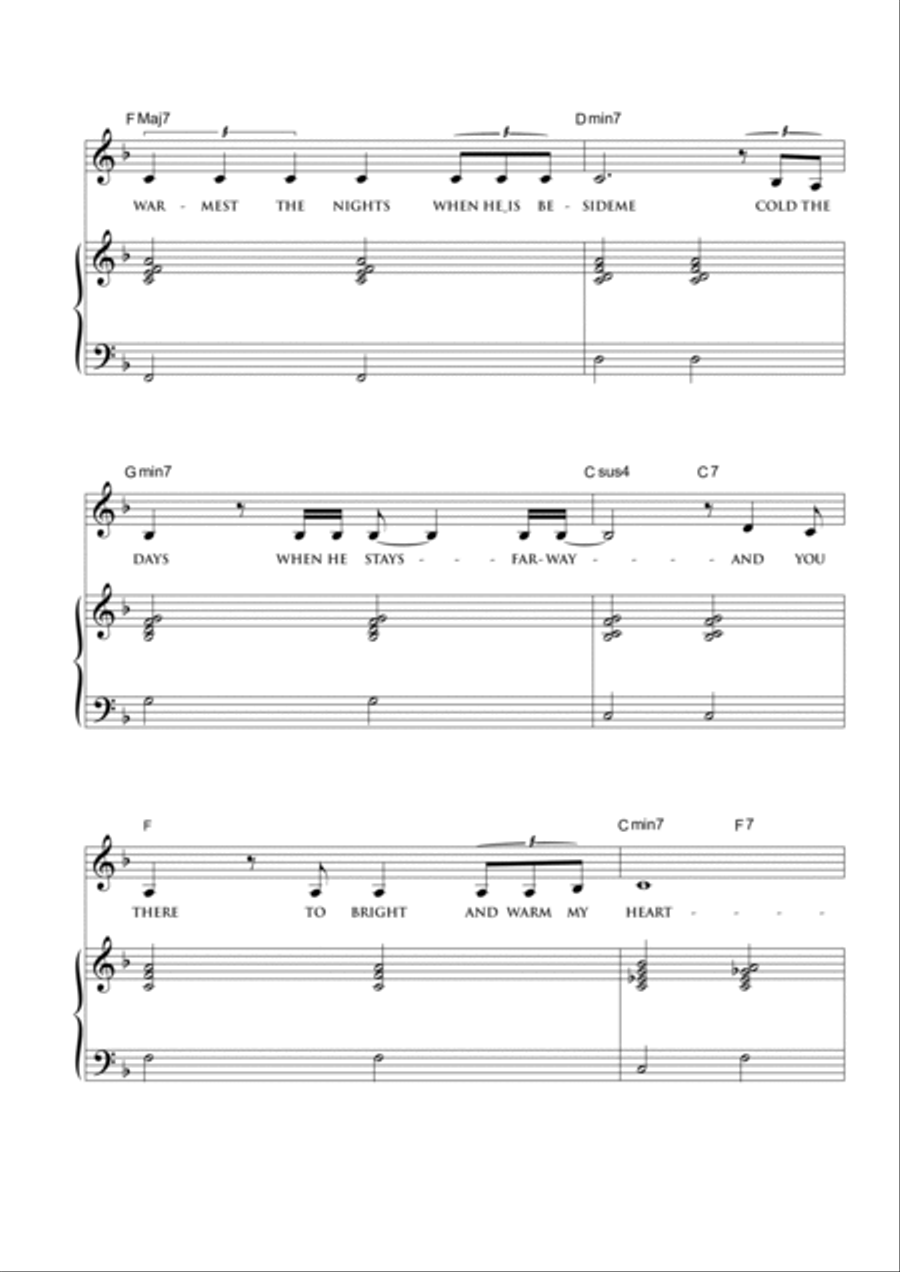 Future sun Future sun Piano, Vocal, Guitar scores gallery preview page 4