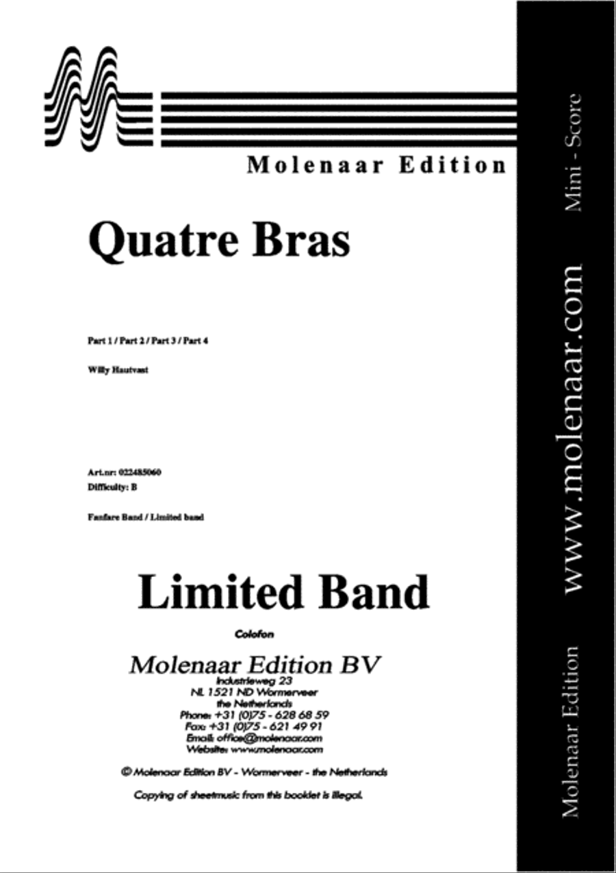 Quatre Bras Quatre Bras Fanfare Band scores gallery preview page 2