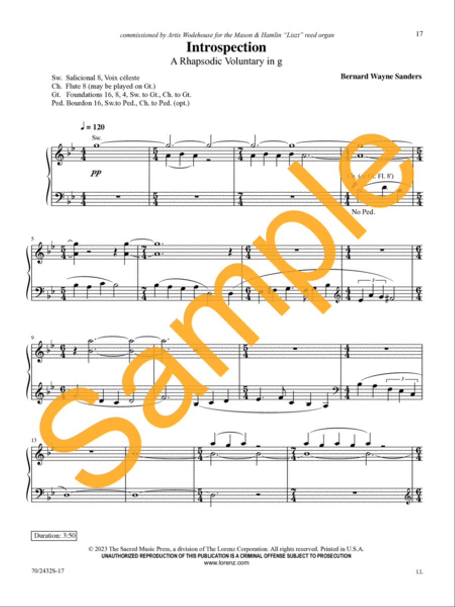 An Array of Voluntaries Organ Solo scores gallery preview page 14