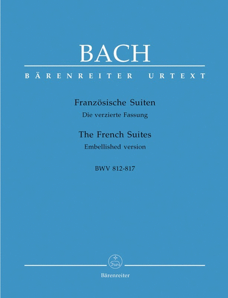 Bach - French Suites Bwv 812-817 Urtext