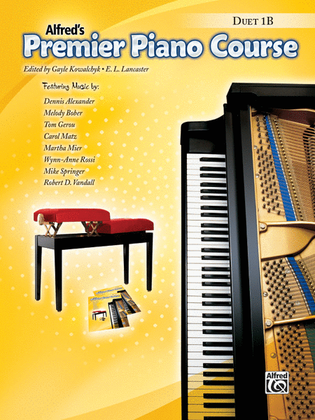 Book cover for Premier Piano Course Duets, Book 1B