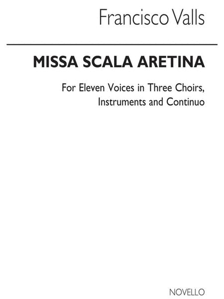 Valls - Missa Scala Aretini Vocal Score (Pod)