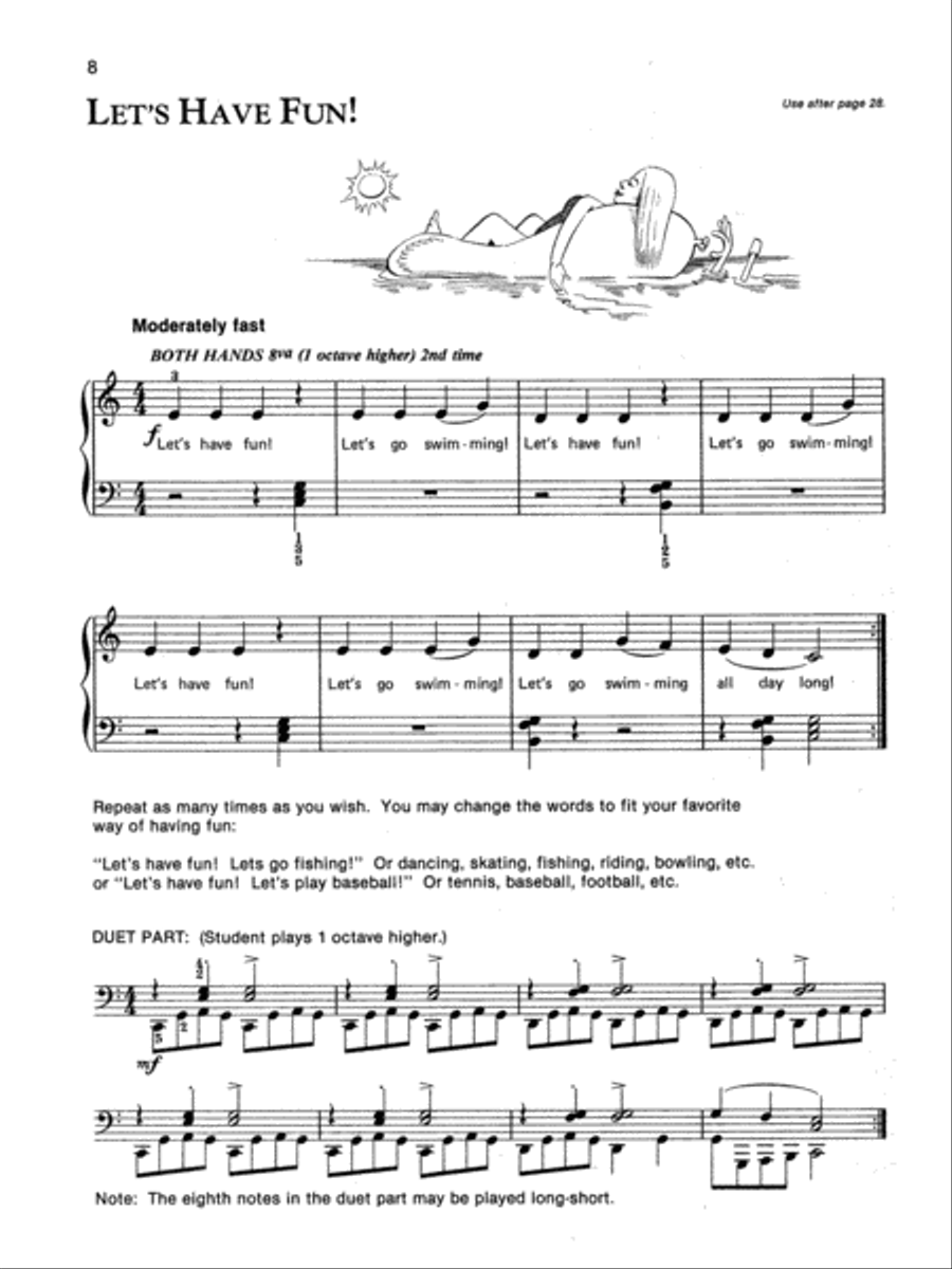 Alfred's Basic Piano Chord Approach Solo Book, Book 1 Piano Method scores gallery preview page 3