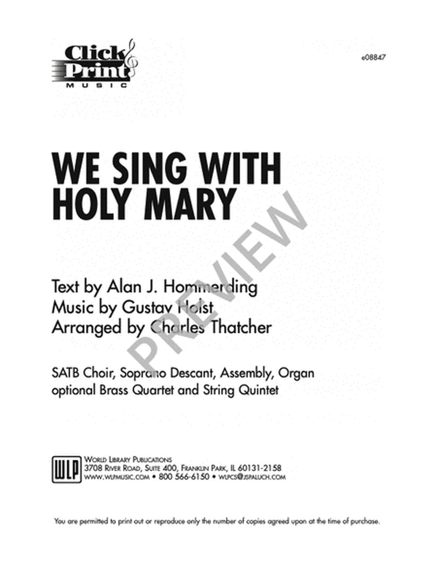 We Sing With Holy Mary image number null