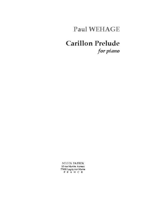 Carillon Prelude