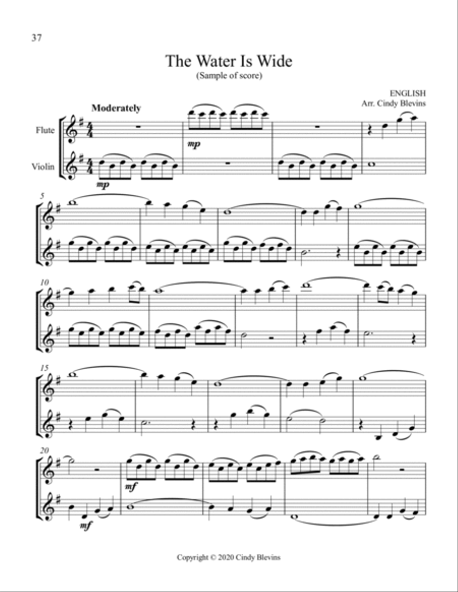 12 Favorite Hymns, Flute and Violin