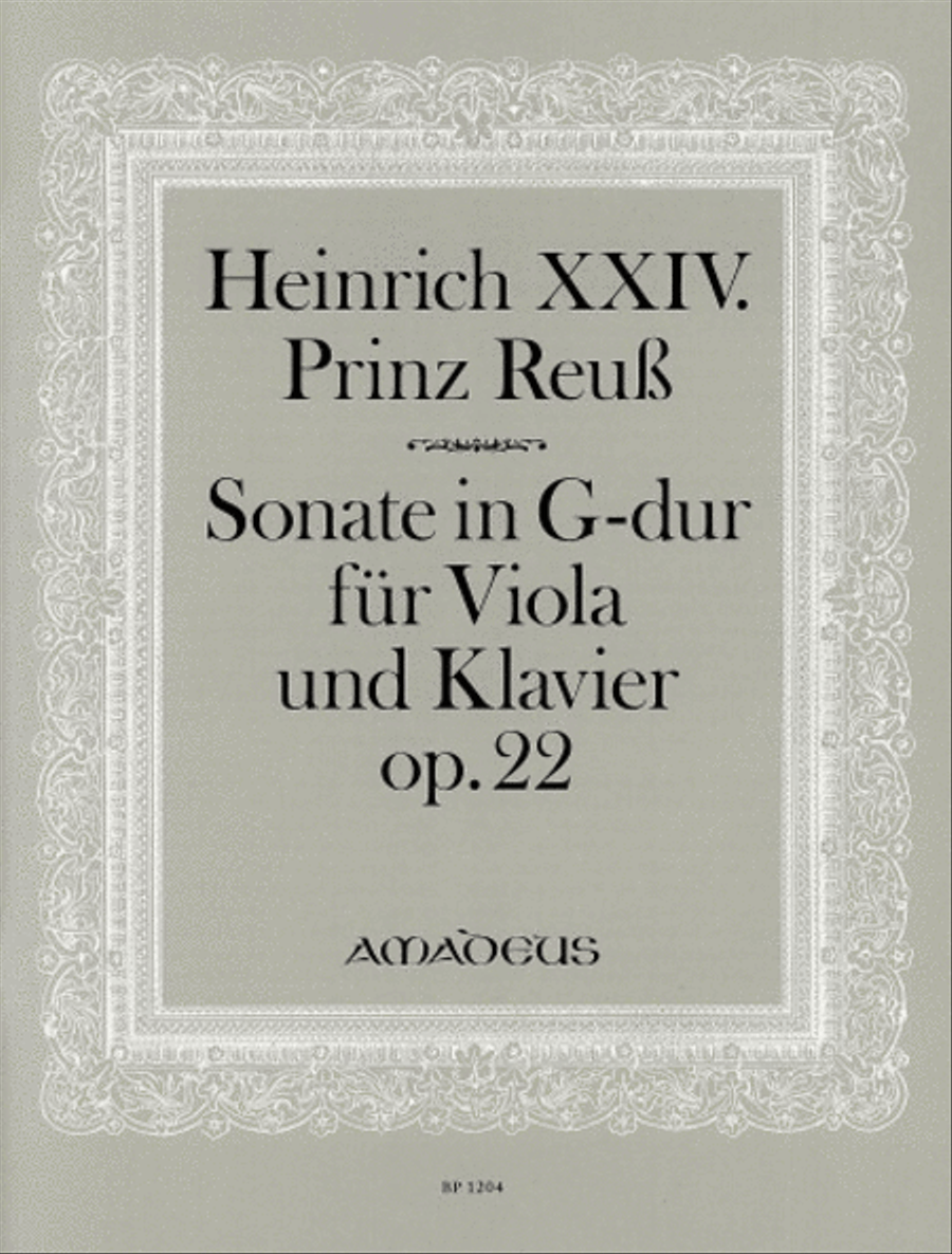 Sonata G major op. 22 Sonata G major op. 22 Piano Accompaniment scores gallery preview page 1