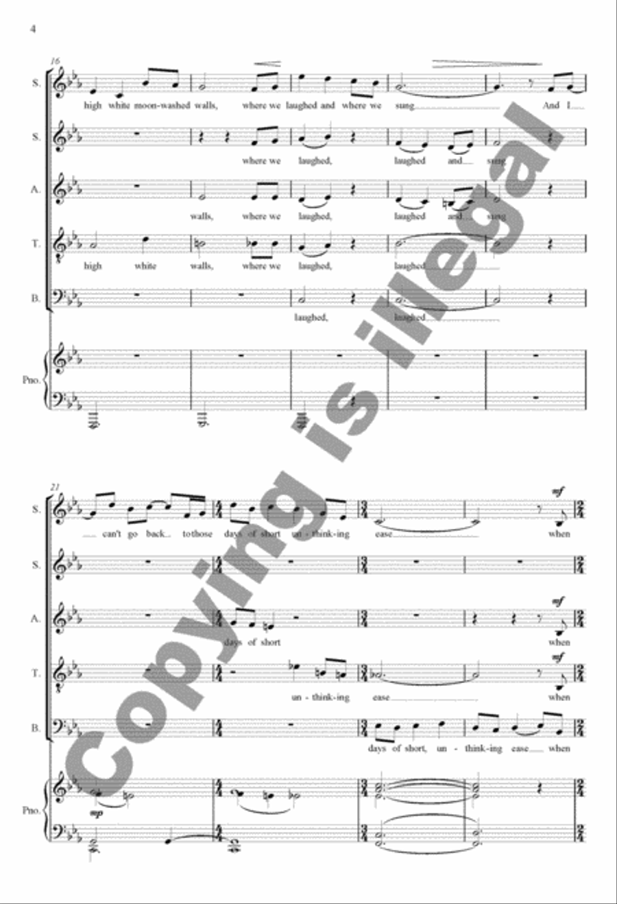 They Were Not Here They Were Not Here 4-Part scores gallery preview page 4