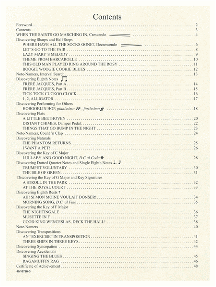 Piano Discoveries Piano Bk 1B Digital Download Piano Method scores gallery preview page 3
