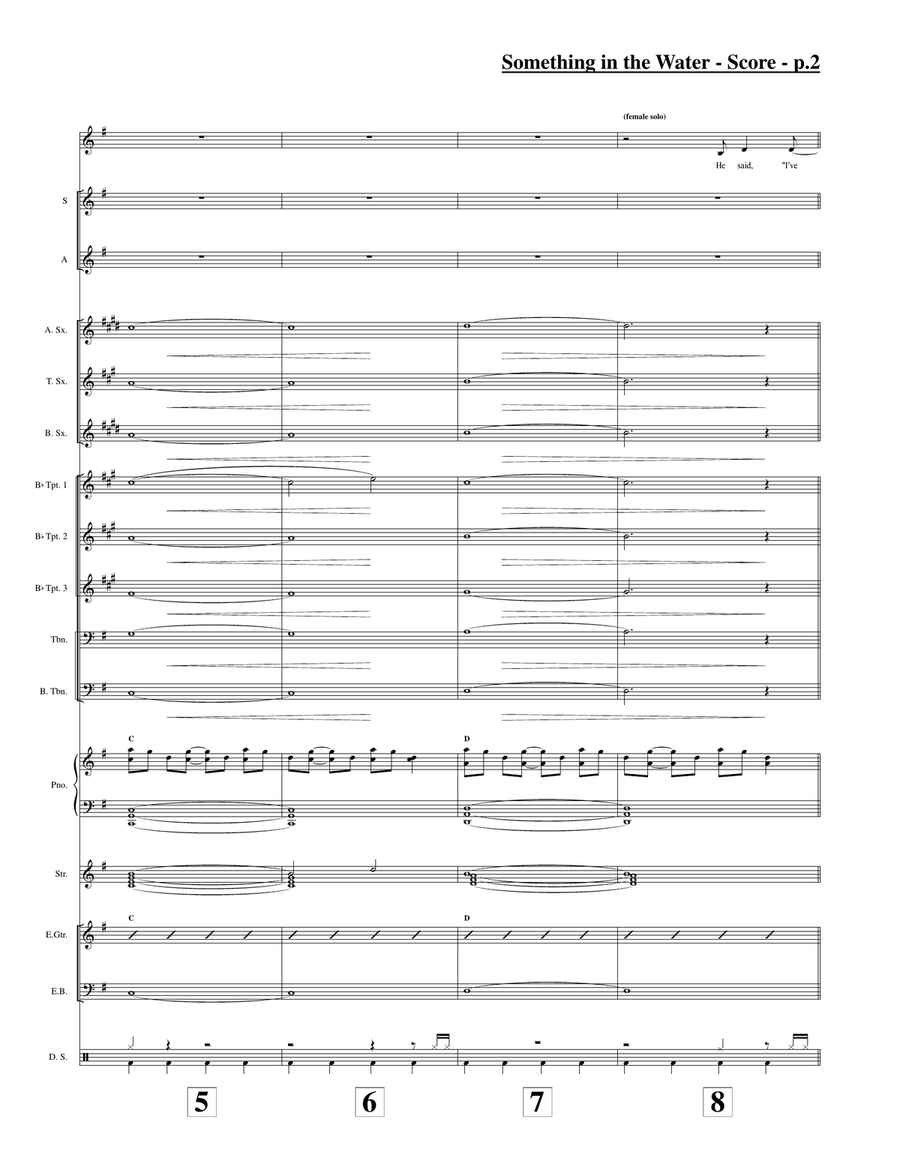 Something In The Water Something In The Water Jazz Ensemble scores gallery preview page 2