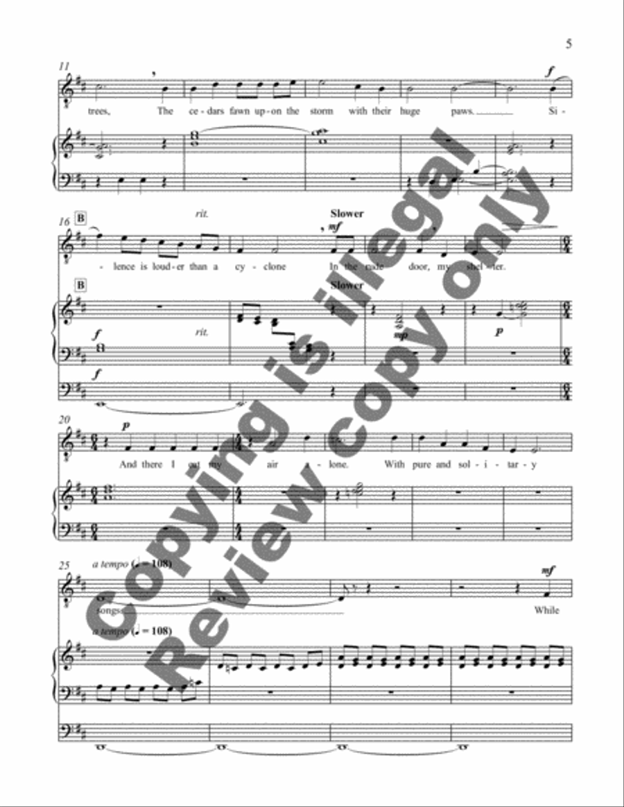 Songs of Ecstasy Tenor Voice scores gallery preview page 13