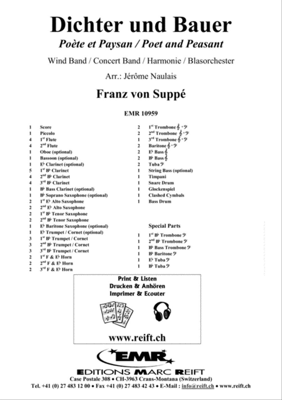 Dichter und Bauer Concert Band scores gallery preview page 2