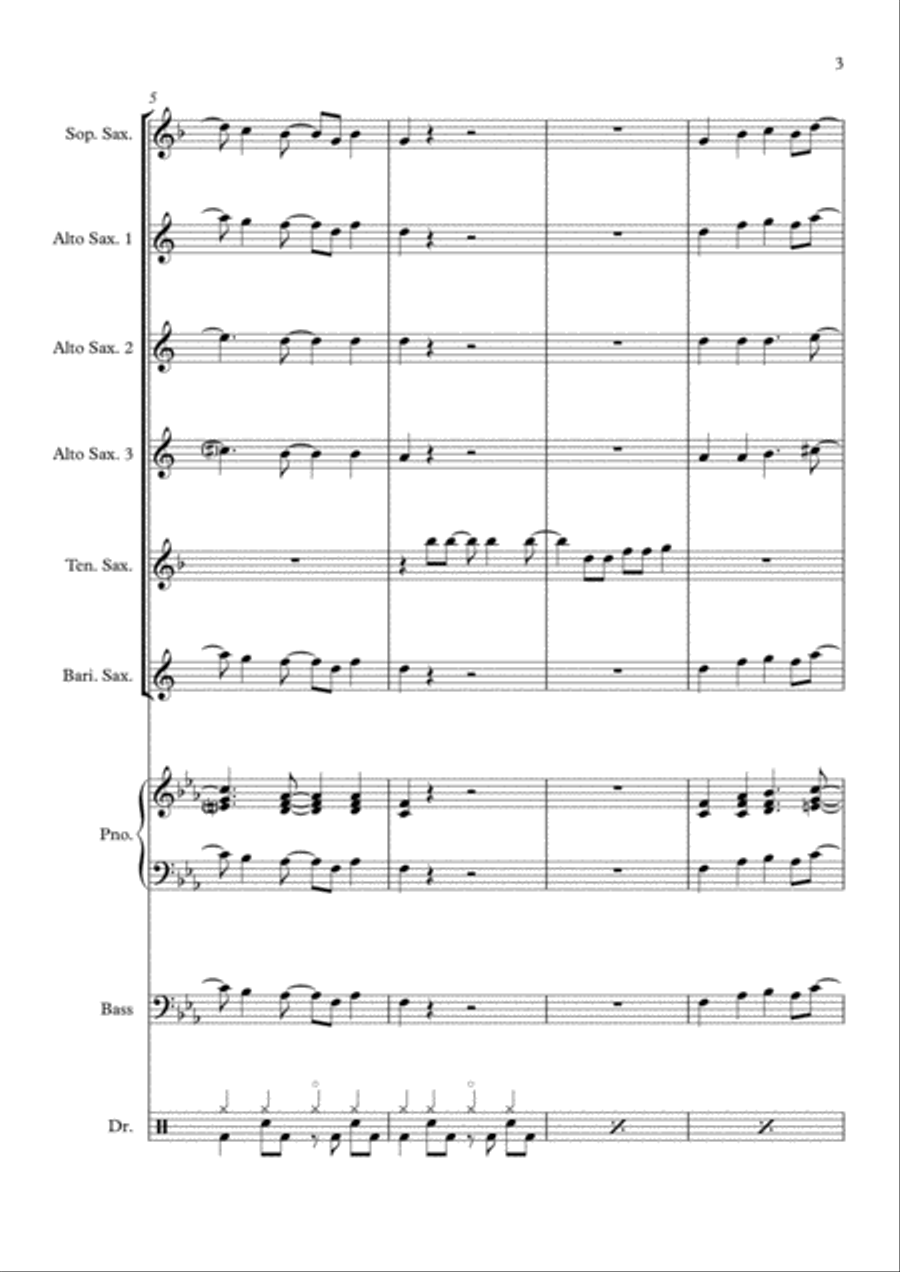 Happy Woodwind Ensemble scores gallery preview page 3