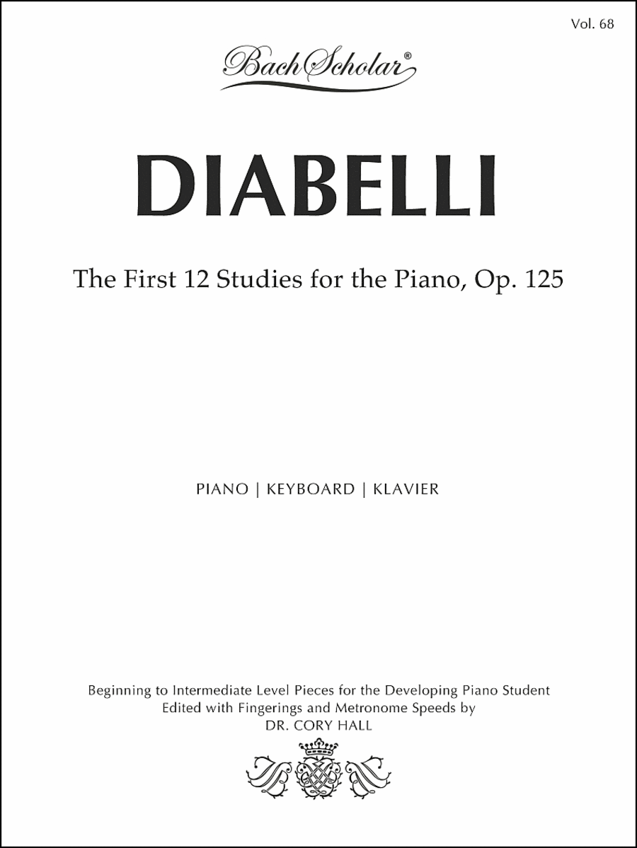 The First 12 Studies The First 12 Studies Harpsichord scores gallery preview page 1