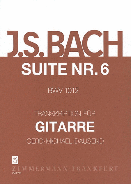 Six Suites BWV 1012
