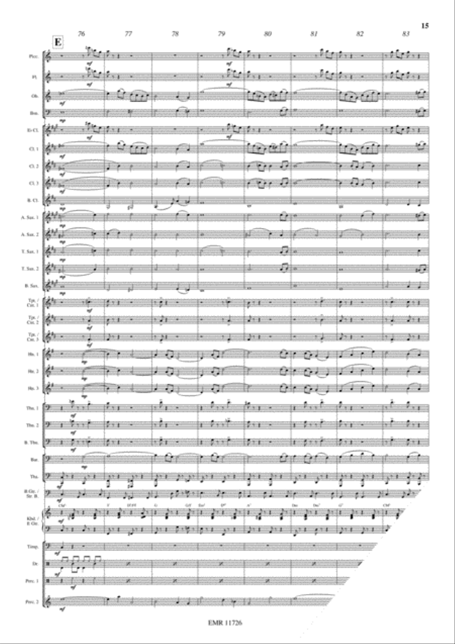 Rocky Bach Concert Band scores gallery preview page 16