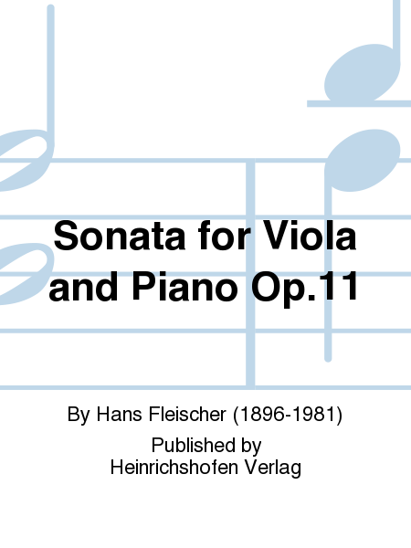 Sonata for Viola and Piano Op. 11