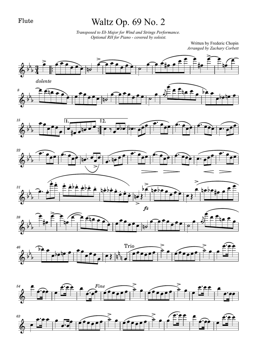 Waltz Op. 69 No. 2