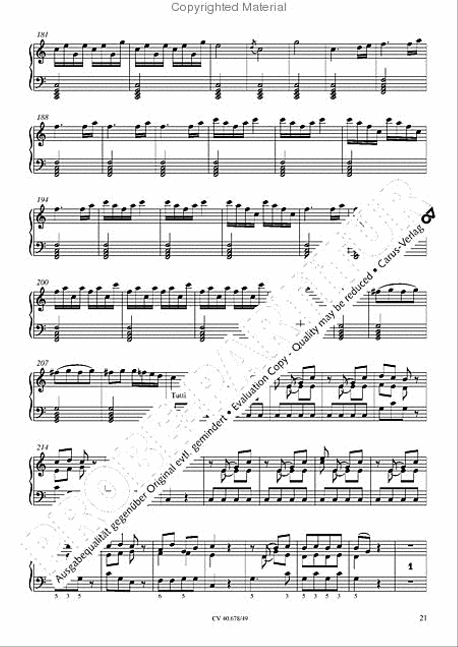 Missa pastoralis bohemica Organ scores gallery preview page 24