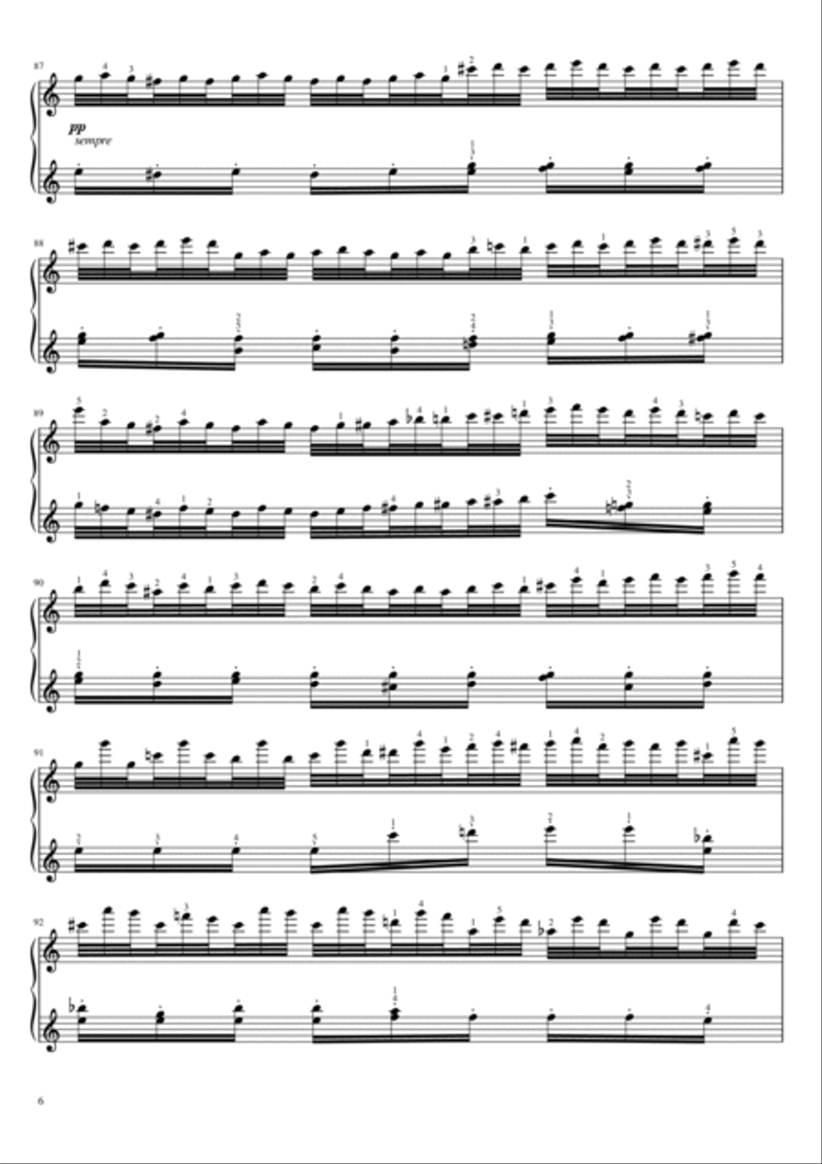 Beethoven - Piano Sonata No.32 Op.111 - II. Arietta - Original With Fingered For Piano Solo Piano Solo scores gallery preview page 6