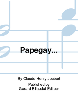 Book cover for Papegay...