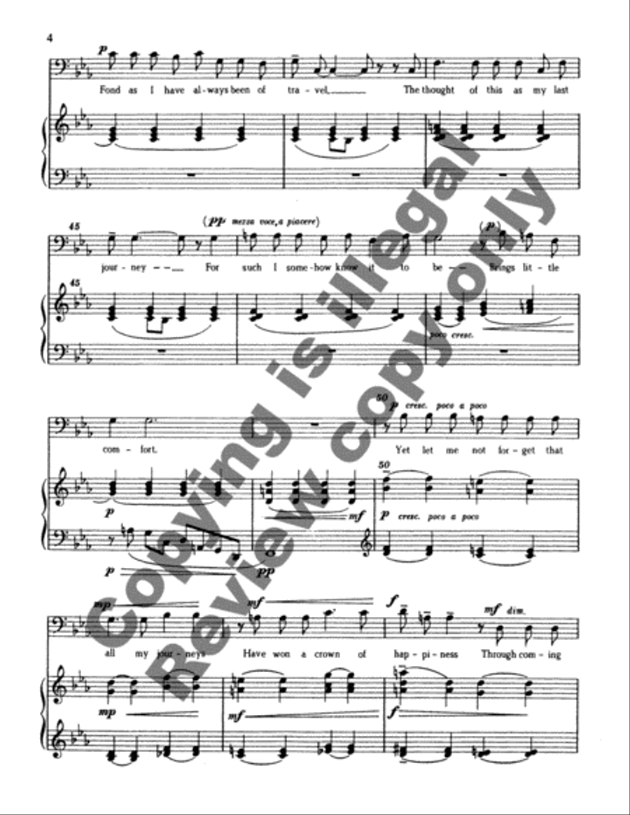 The Passenger Baritone Voice scores gallery preview page 5