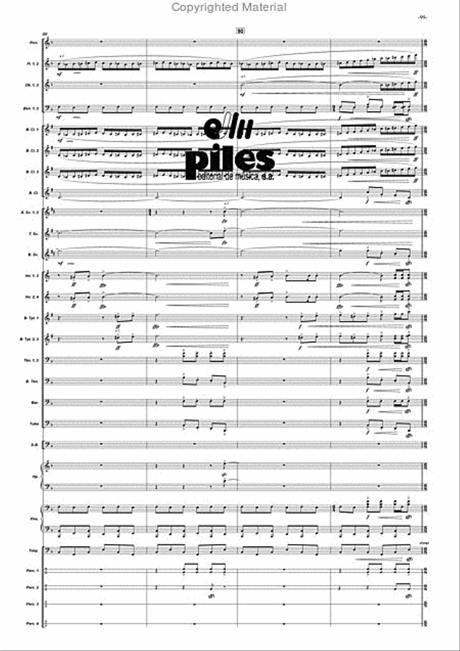 Duende Duende Concert Band scores gallery preview page 100