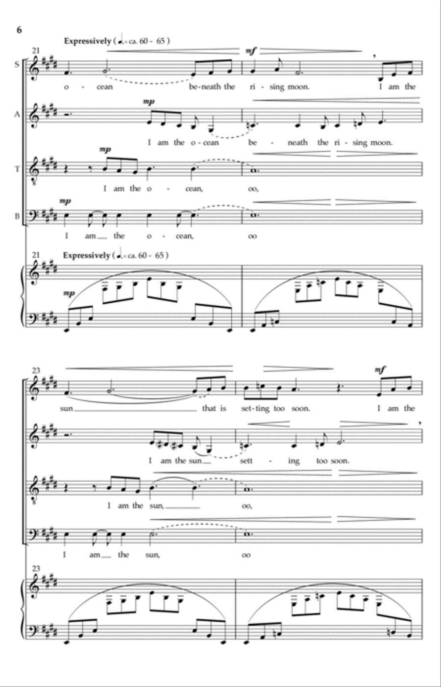 Longing To Be Seen 4-Part scores gallery preview page 4